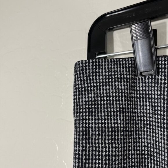 Theory Houndstooth Skinny Ponte Legging With Zipper Ankle Detail Medium Pants - Picture 2 of 6